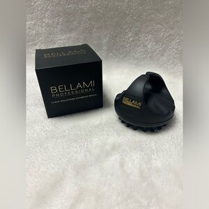 black Bellami Professional Scalp Scrubber Exfoliation Shampoo Brush